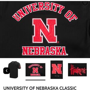 University of Nebraska Classic Black Tee